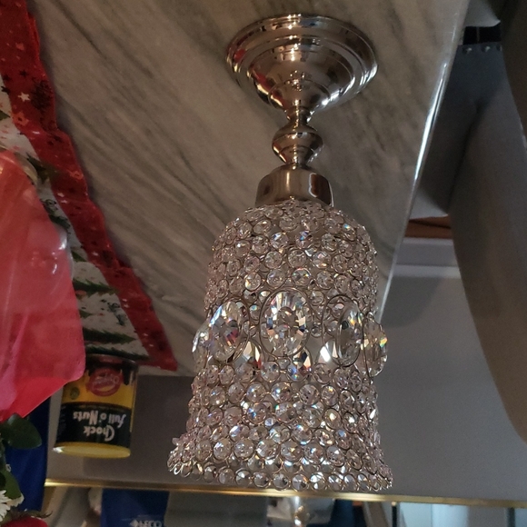 2 Crystal candle holders by Elegance, silver base, new - Picture 2 of 6